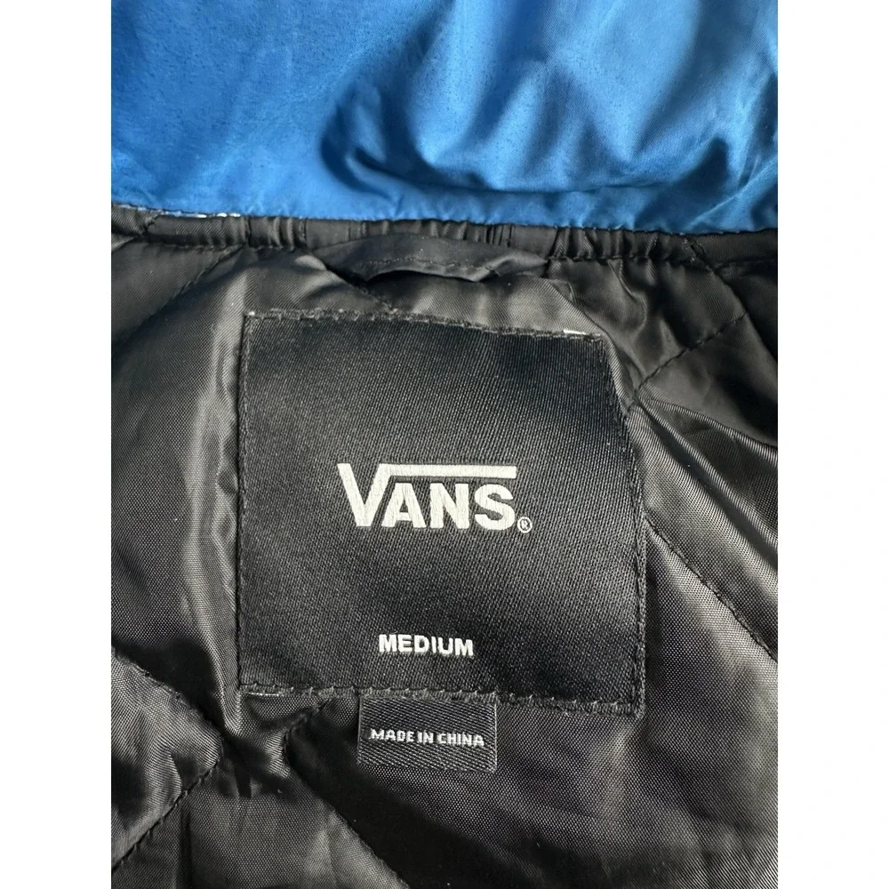 Mens Vans x NASA Apollo 11 Coach Jacket Blue Black, Size M